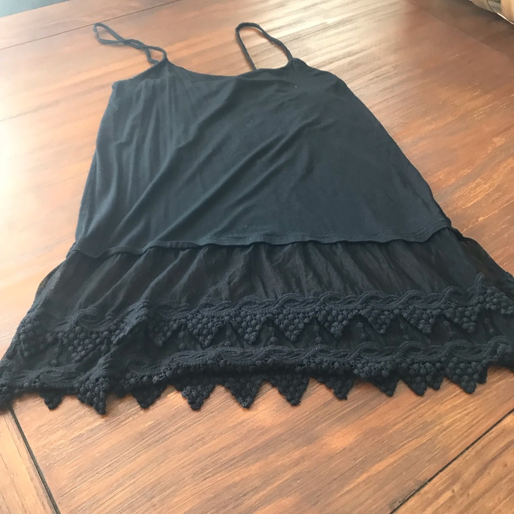 Black Oragami layering tank
